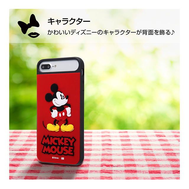 【iPhone8 Plus/7 Plus ケース】ディズニーキャラクター/耐衝撃ケース キャトル シリコン (『ミッキーマウス』_1)