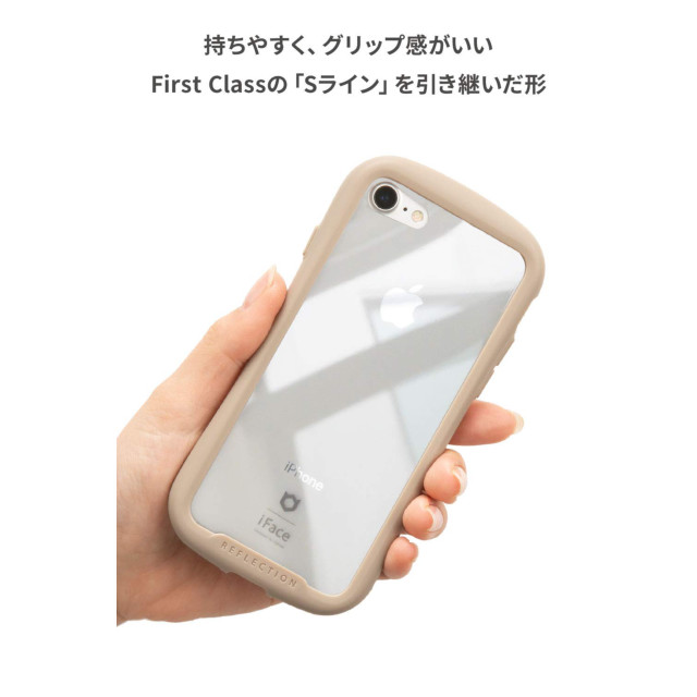 iPhoneXR ケース】iFace Reflection強化ガラスクリアケース (ネイビー