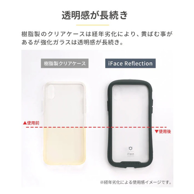 iFace クリアケース iPhone11専用 ブラック リフレクション 新品
