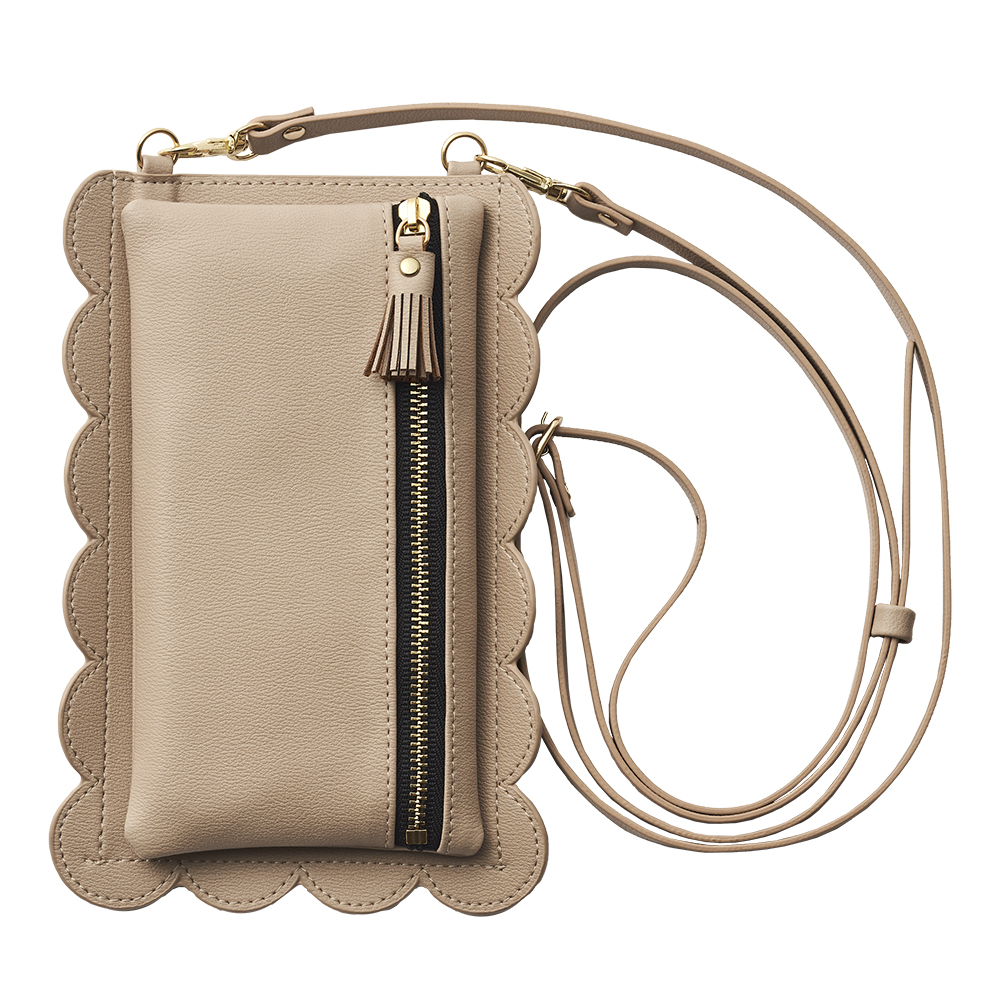 ruffle handy for SmartPhone (beige) 