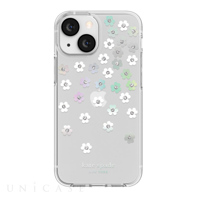 iPhone13 ケース】Protective Hardshell Case (Scattered Flowers 