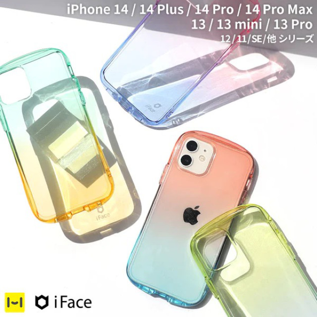 【iPhoneSE(第3/2世代)/8/7 ケース】iFace Look in Clear Lollyケース (フォレスト/アプリコット)